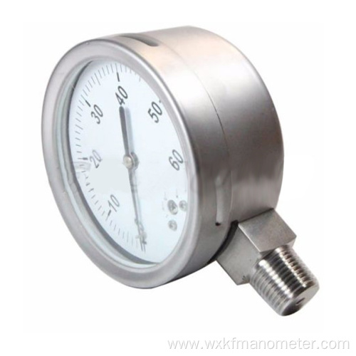 YN150 series Shockproof pressure gauges with back connection